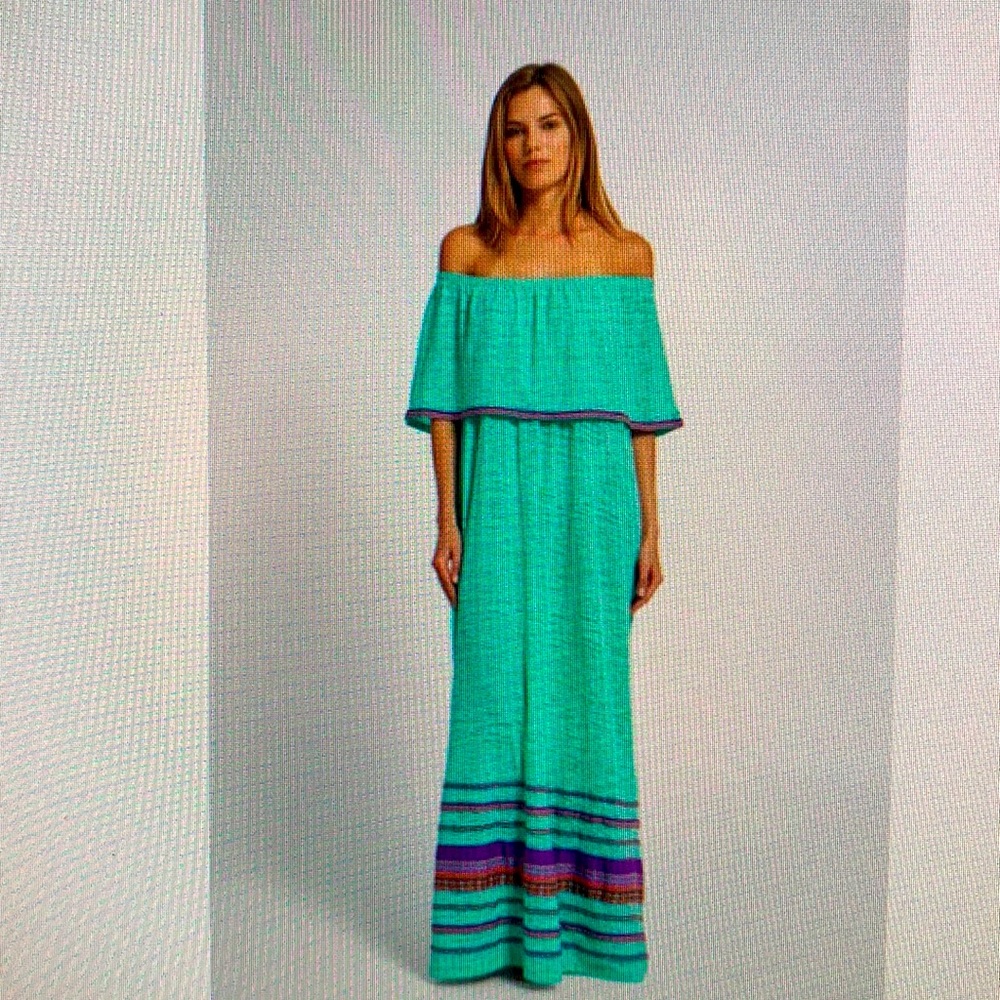 Pitusa Semi Sheer Strapless Dress